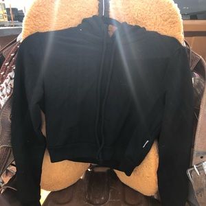 Good American crop hoodie